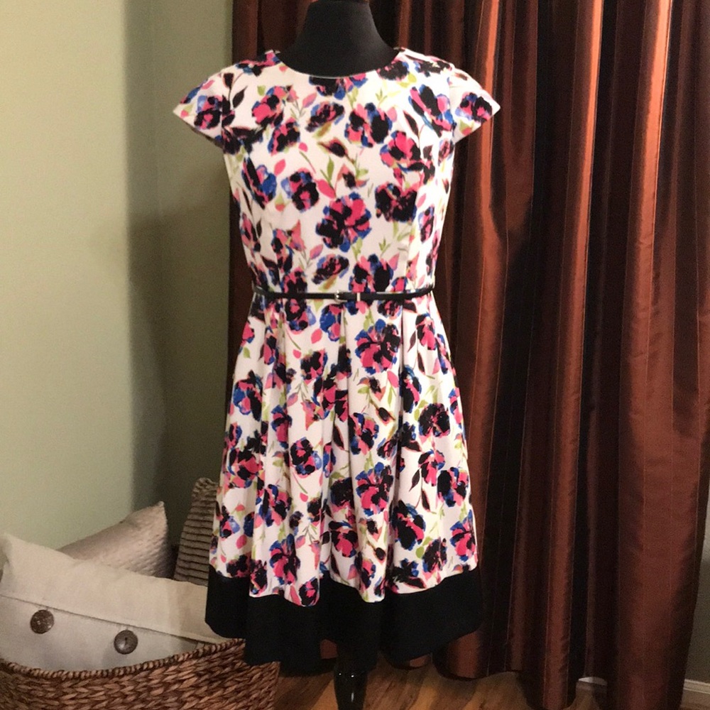 Liz Claiborne Dress, Floral, Size 8
